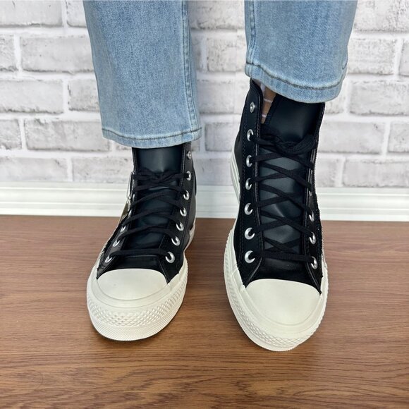 ⭐Converse Chuck Taylor All Star Platform Western Chain Sz 8 Womens Shoes A15473C - Picture 4 of 13